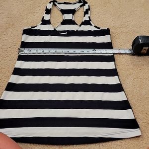 Lululemon stripped tank top sz 10